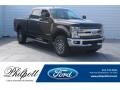 2018 Magma Red Ford F250 Super Duty Lariat Crew Cab 4x4  photo #1