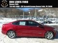 2018 Ruby Red Ford Fusion Hybrid SE  photo #1