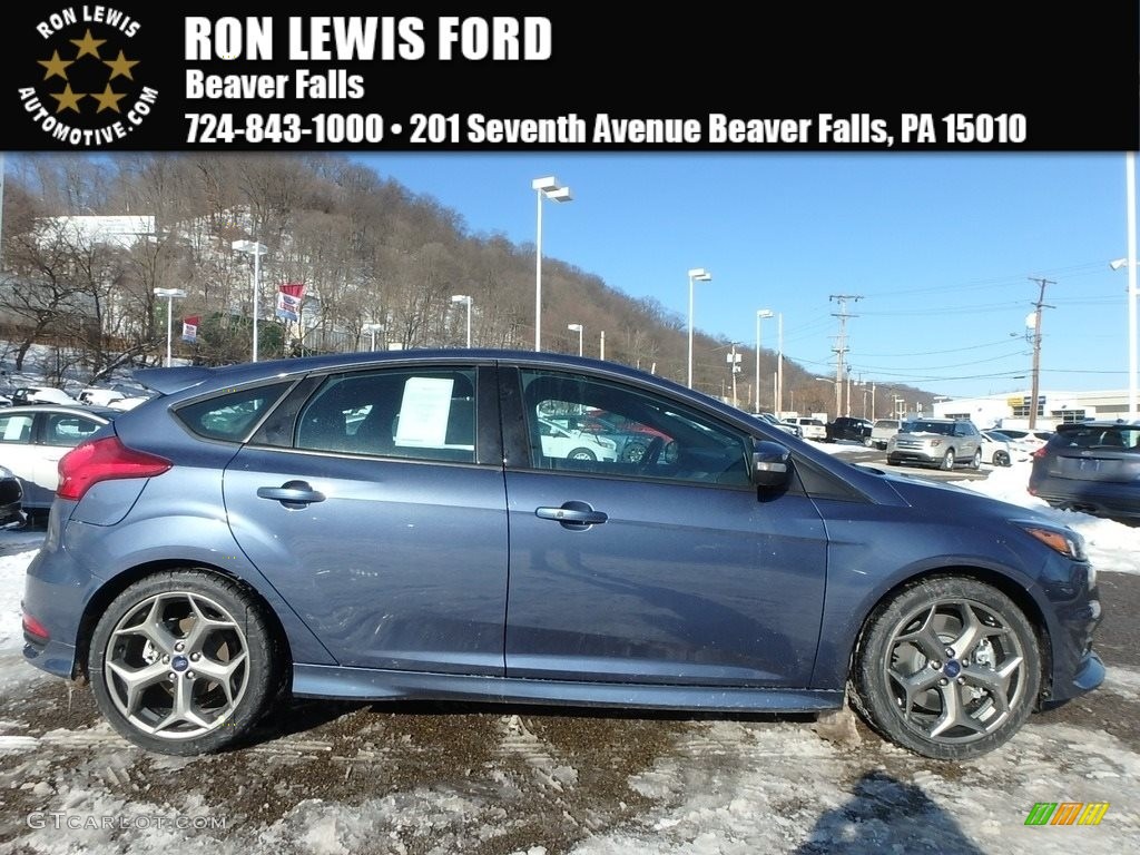 Blue Metallic Ford Focus