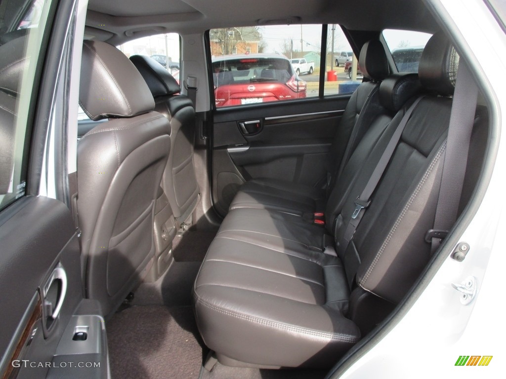 2010 Santa Fe Limited 4WD - Pearl White / Cocoa Black photo #22
