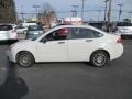 2011 White Suede Ford Focus SE Sedan  photo #9