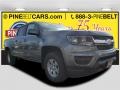 2018 Satin Steel Metallic Chevrolet Colorado WT Crew Cab 4x4  photo #1