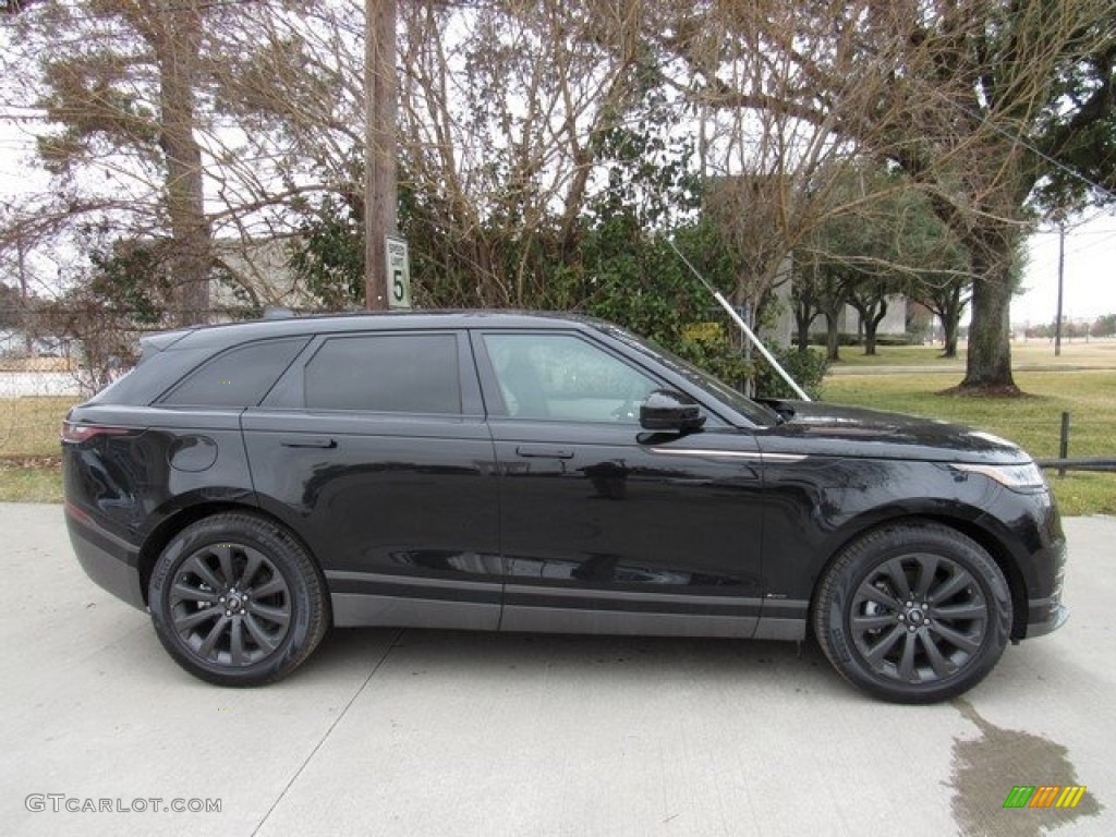 2018 Range Rover Velar R Dynamic SE - Santorini Black Metallic / Light Oyster/Ebony photo #6