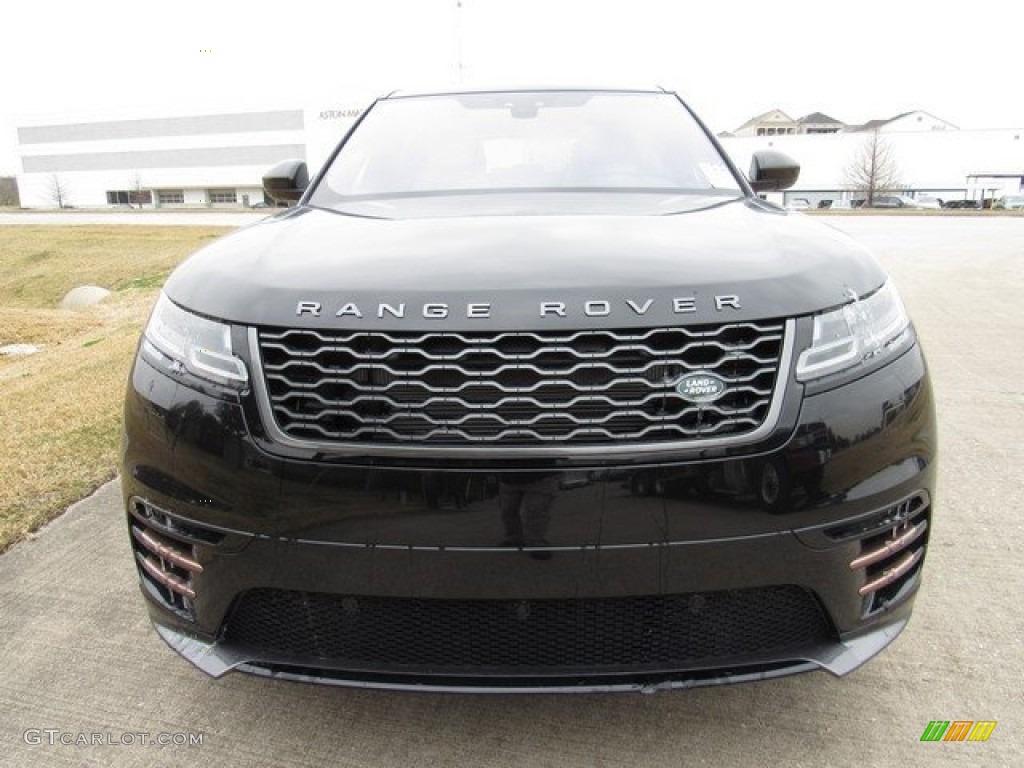 2018 Range Rover Velar R Dynamic SE - Santorini Black Metallic / Light Oyster/Ebony photo #9