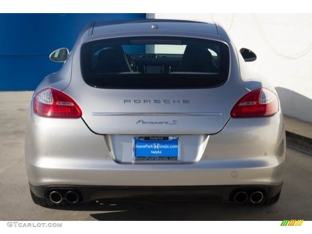 2010 Panamera S - Platinum Silver Metallic / Black photo #10