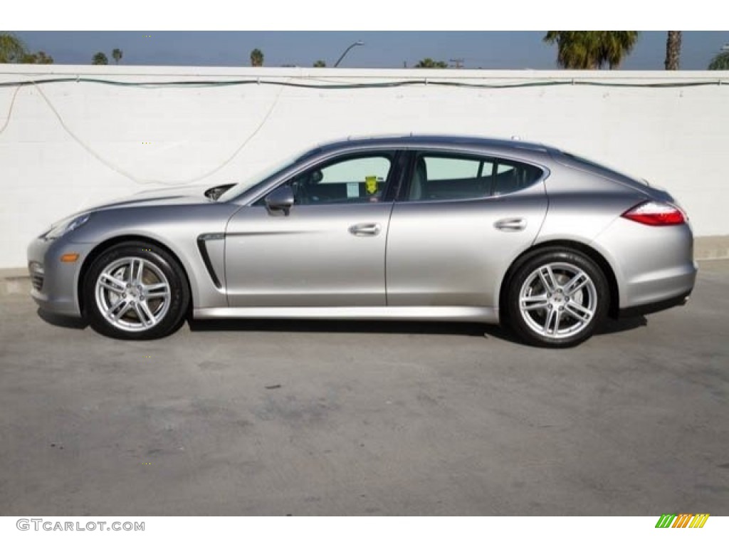 2010 Panamera S - Platinum Silver Metallic / Black photo #14