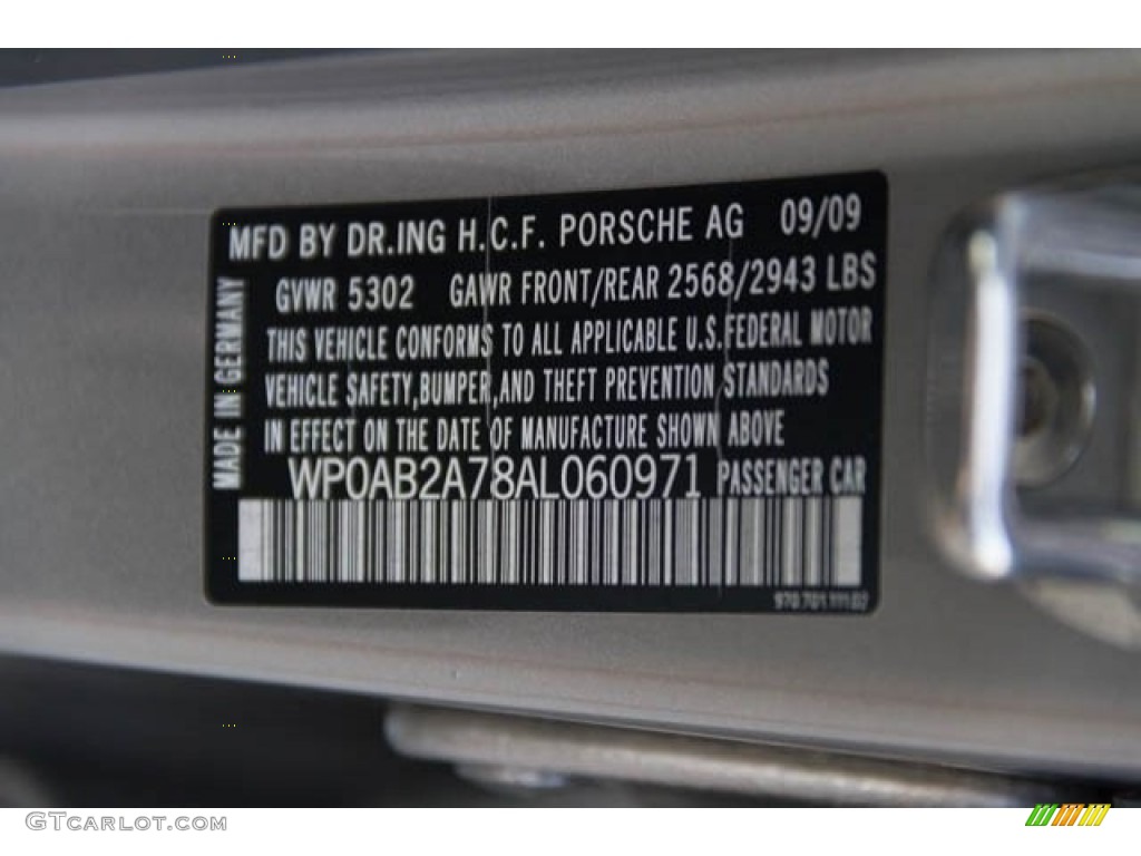 2010 Panamera S - Platinum Silver Metallic / Black photo #42