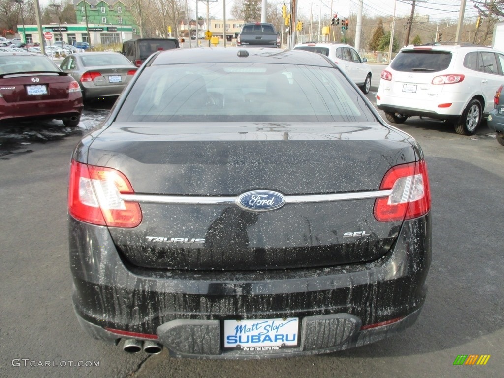 2011 Taurus SEL - Tuxedo Black / Charcoal Black photo #7