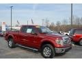 2014 Ruby Red Ford F150 XLT SuperCab 4x4  photo #1