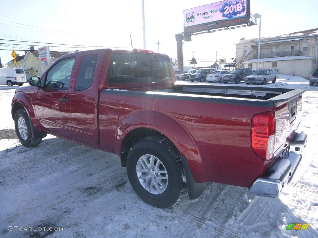 2018 Frontier SV King Cab 4x4 - Lava Red / Graphite photo #4
