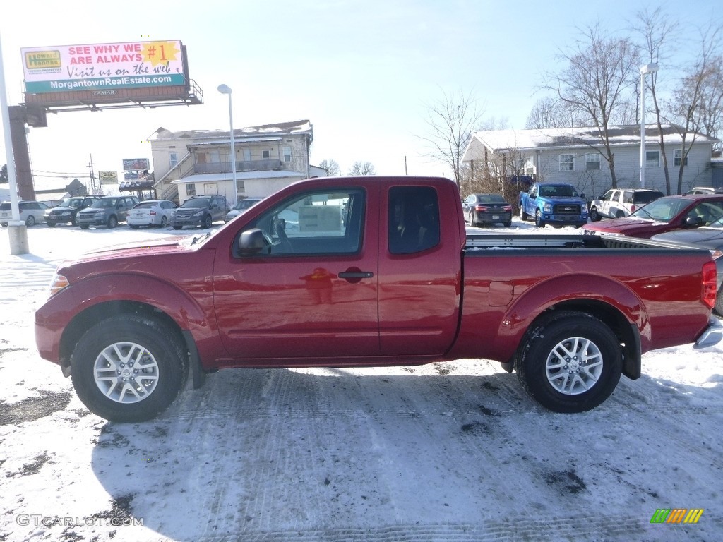 2018 Frontier SV King Cab 4x4 - Lava Red / Graphite photo #5
