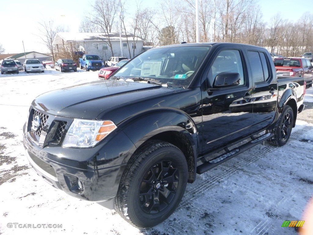 Magnetic Black 2018 Nissan Frontier SV Crew Cab 4x4 Exterior Photo #124983429