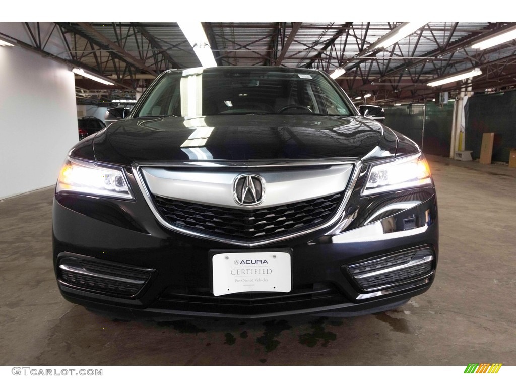 2016 MDX SH-AWD Technology - Crystal Black Pearl / Ebony photo #2