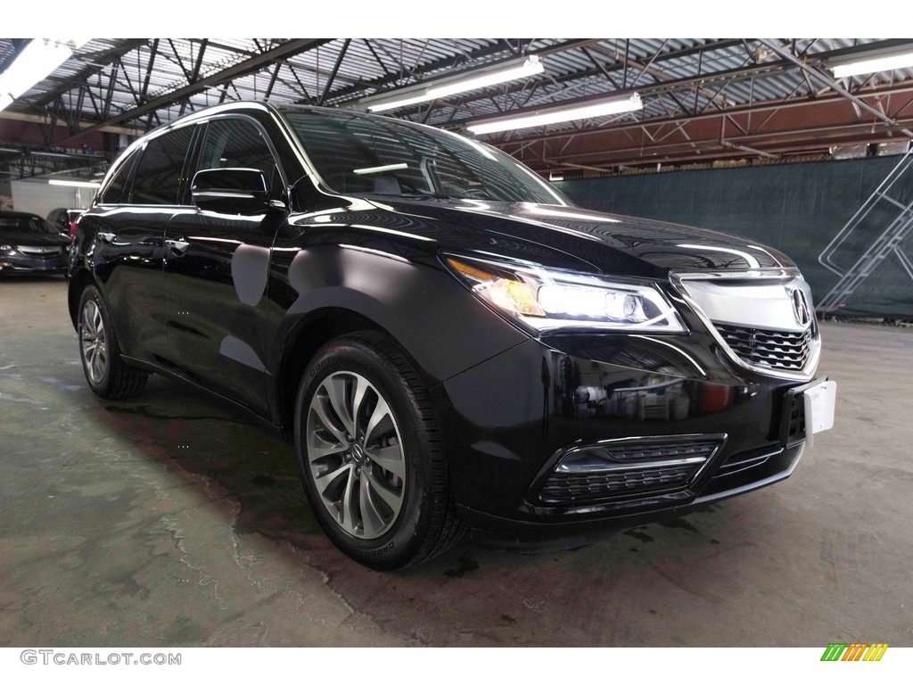 2016 MDX SH-AWD Technology - Crystal Black Pearl / Ebony photo #10