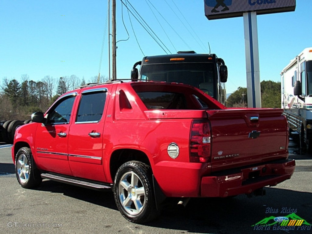 2012 Avalanche LTZ 4x4 - Victory Red / Ebony photo #3