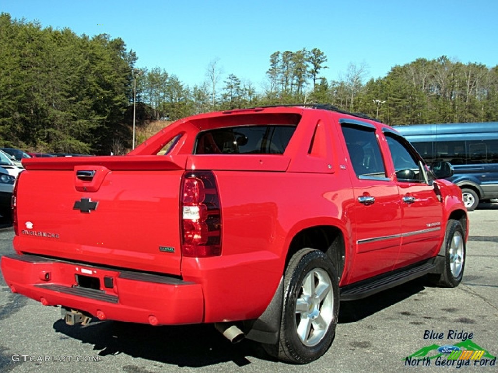 2012 Avalanche LTZ 4x4 - Victory Red / Ebony photo #5