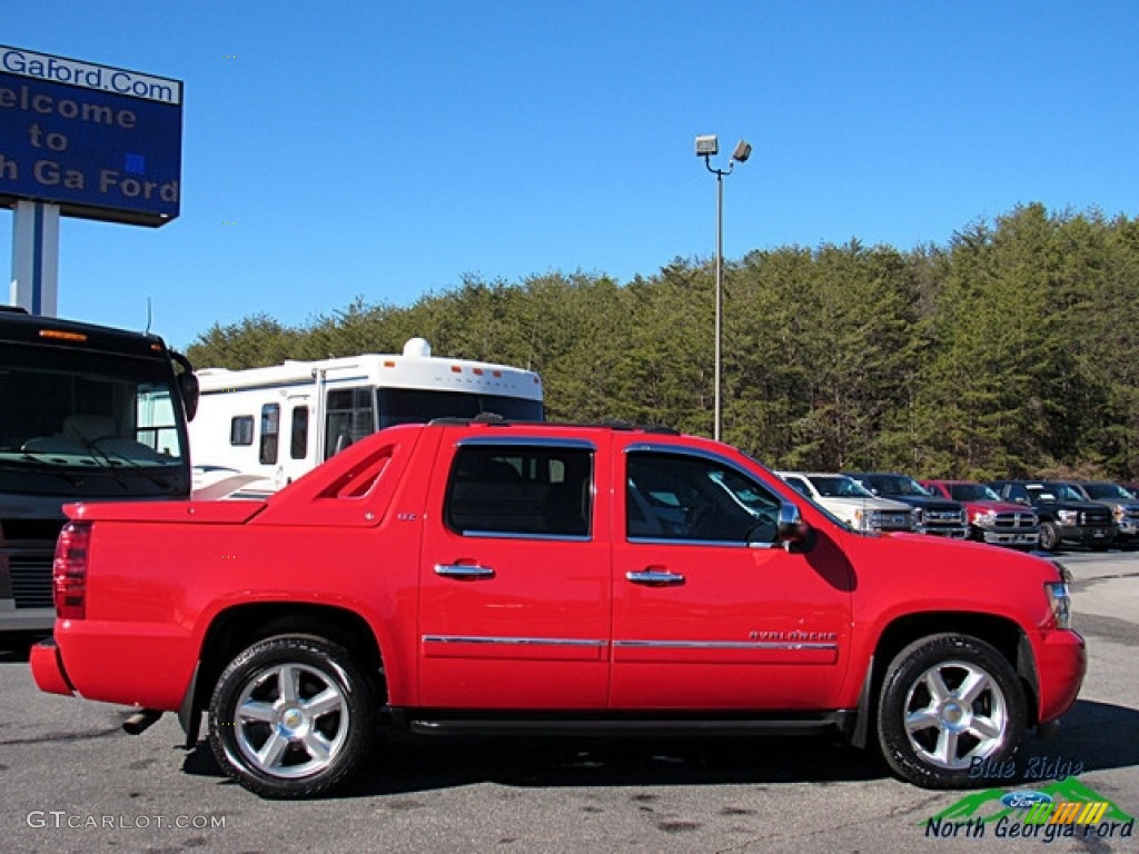 2012 Avalanche LTZ 4x4 - Victory Red / Ebony photo #6