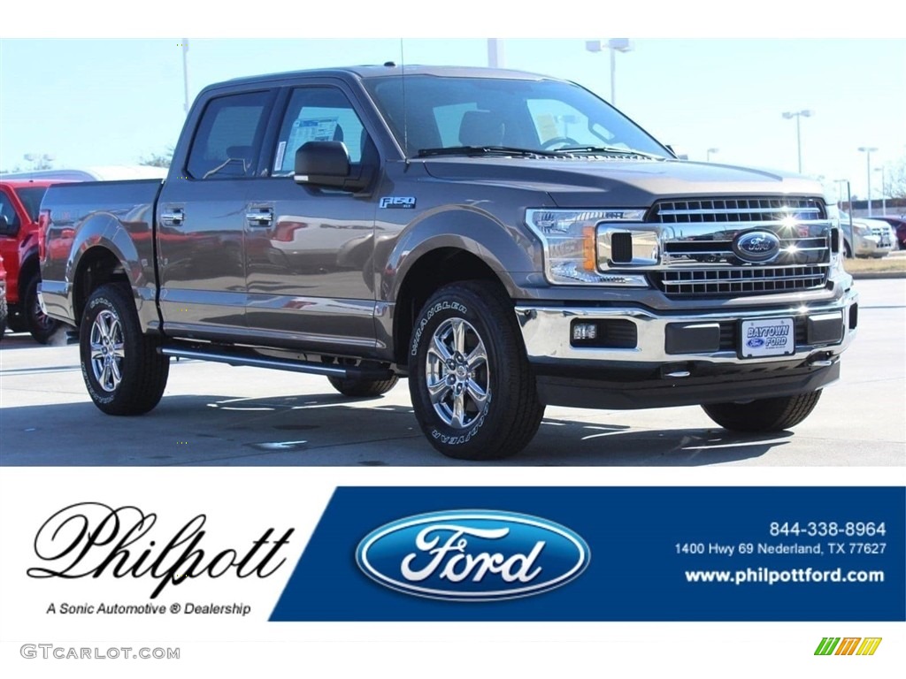 2018 F150 XLT SuperCrew 4x4 - Stone Gray / Earth Gray photo #1