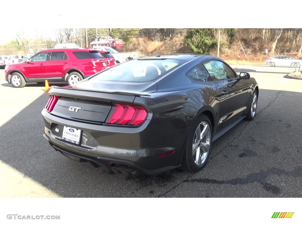 2018 Mustang GT Premium Fastback - Magnetic / Ebony photo #7