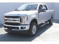 2018 Ingot Silver Ford F250 Super Duty XL Crew Cab 4x4  photo #3