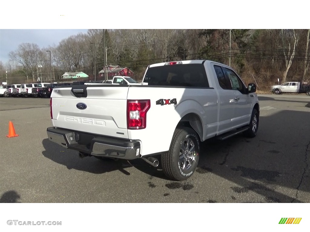 2018 F150 XLT SuperCab 4x4 - Oxford White / Earth Gray photo #7