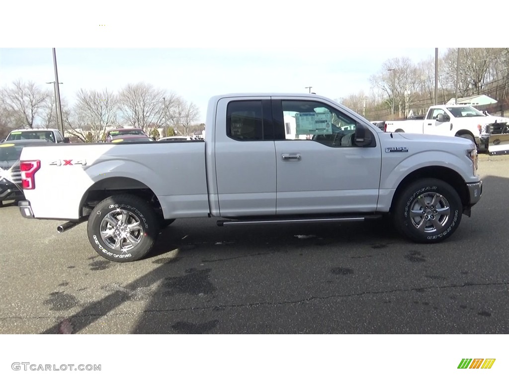 2018 F150 XLT SuperCab 4x4 - Oxford White / Earth Gray photo #8