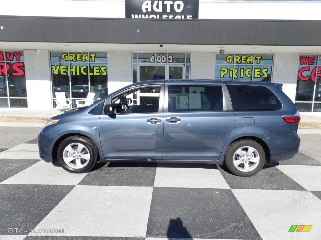 2017 Sienna L - Shoreline Blue Pearl / Ash photo #1