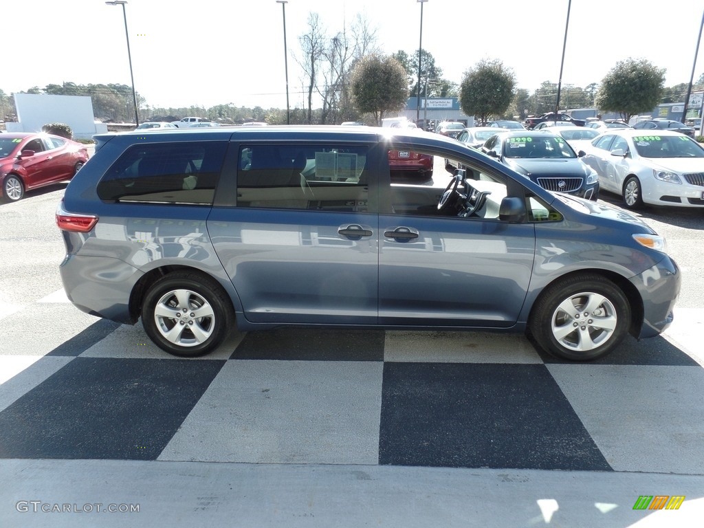 2017 Sienna L - Shoreline Blue Pearl / Ash photo #3