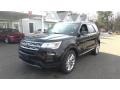 2018 Shadow Black Ford Explorer XLT 4WD  photo #3