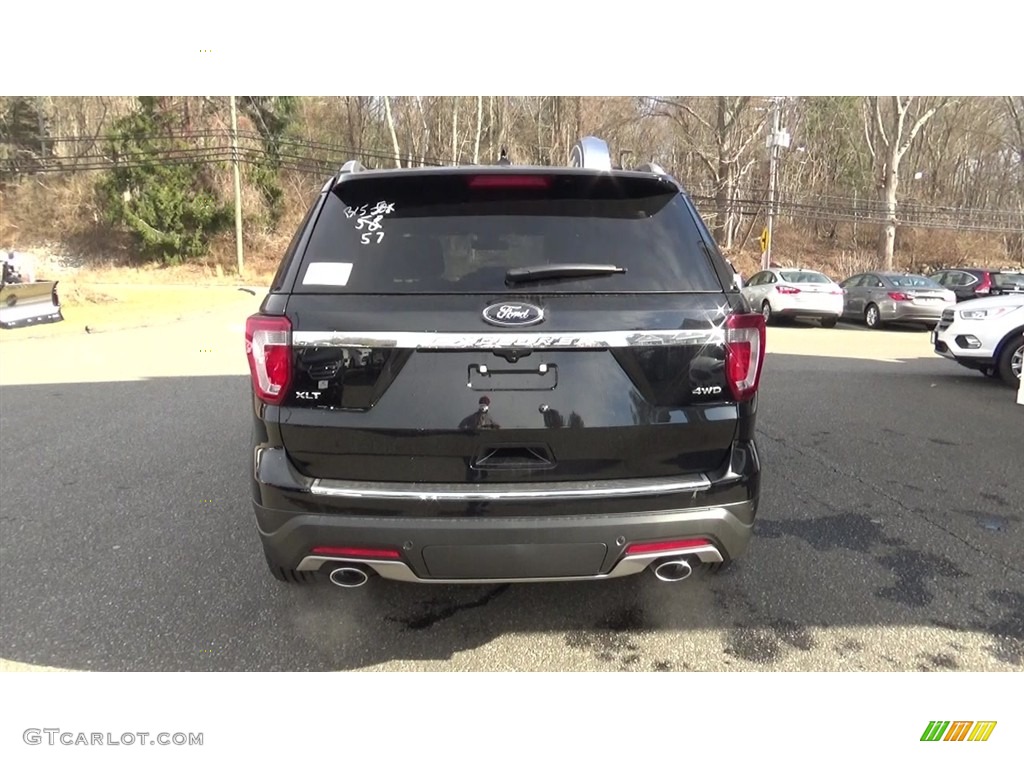 2018 Explorer XLT 4WD - Shadow Black / Ebony Black photo #6
