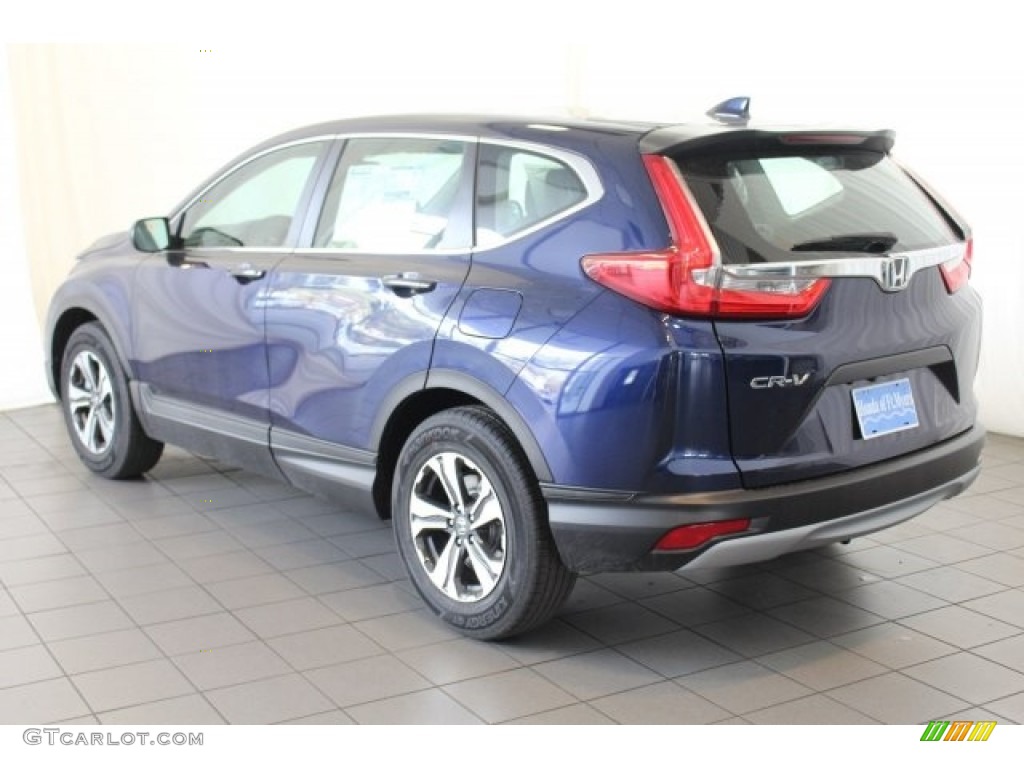 2018 CR-V LX - Obsidian Blue Pearl / Gray photo #6