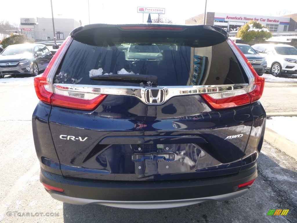 2018 CR-V EX AWD - Obsidian Blue Pearl / Gray photo #3