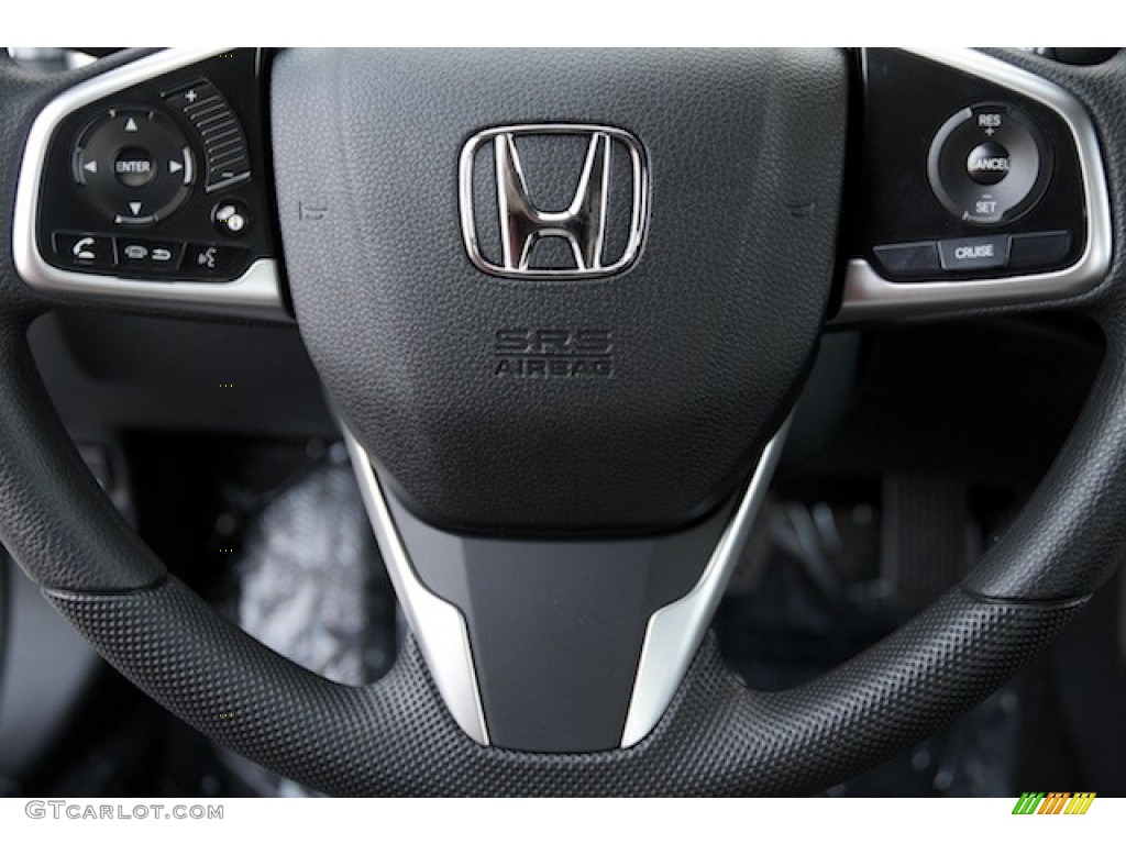 2018 Civic EX Sedan - Cosmic Blue Metallic / Gray photo #10