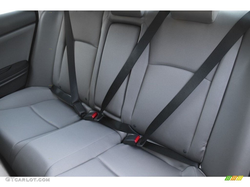 2018 Civic EX Sedan - Cosmic Blue Metallic / Gray photo #15