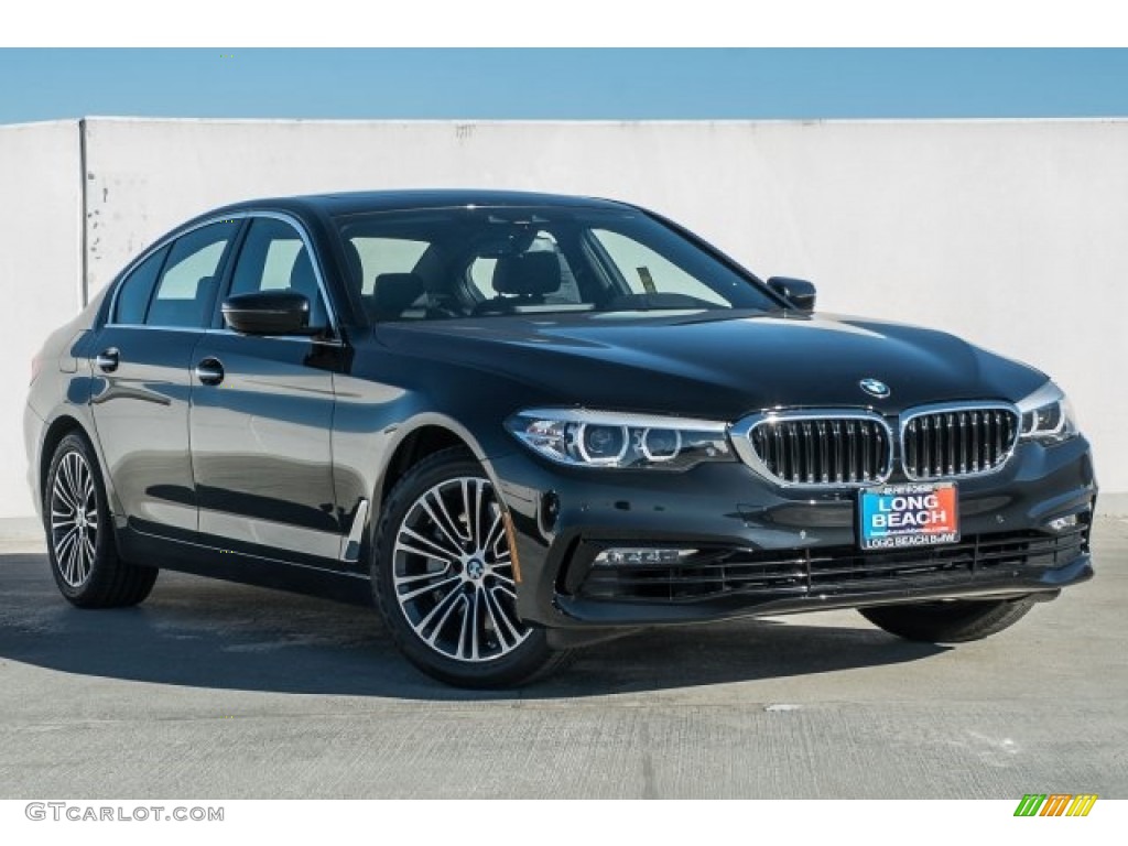 2018 5 Series 530i Sedan - Black Sapphire Metallic / Black photo #12