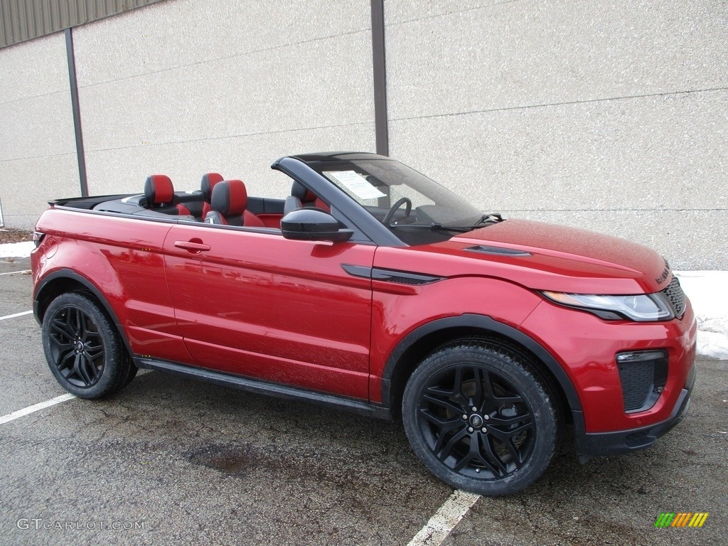 Firenze Red Metallic 2017 Land Rover Range Rover Evoque Convertible HSE Dynamic Exterior Photo #125002123