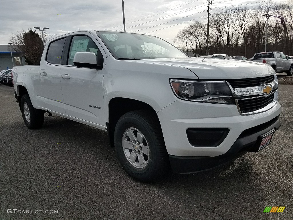 2018 Colorado WT Crew Cab 4x4 - Summit White / Jet Black/Dark Ash photo #1