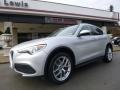 2018 Silverstone Gray Metallic Alfa Romeo Stelvio AWD  photo #2