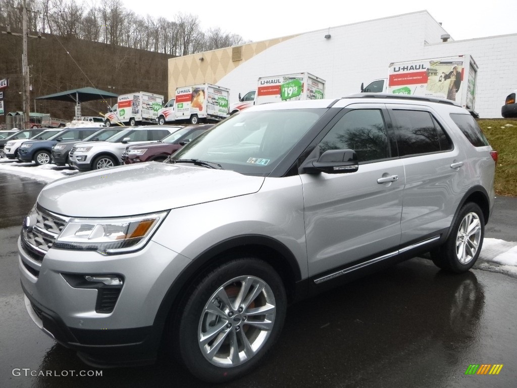 2018 Explorer XLT 4WD - Ingot Silver / Ebony Black photo #5