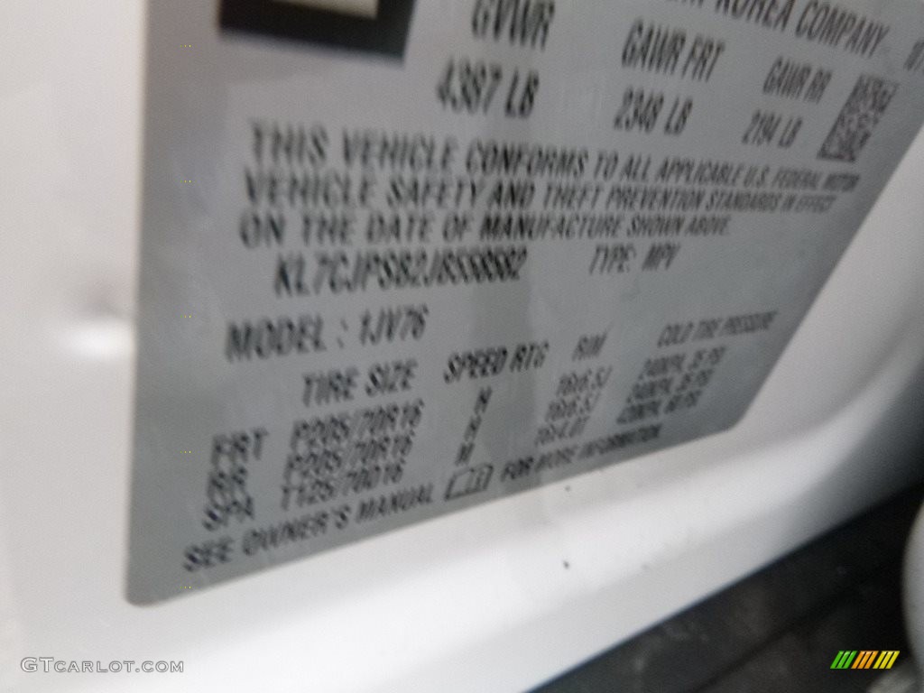 2018 Trax LT AWD - Summit White / Jet Black photo #17