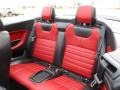 Ebony/Pimento Rear Seat Photo for 2017 Land Rover Range Rover Evoque #125002462