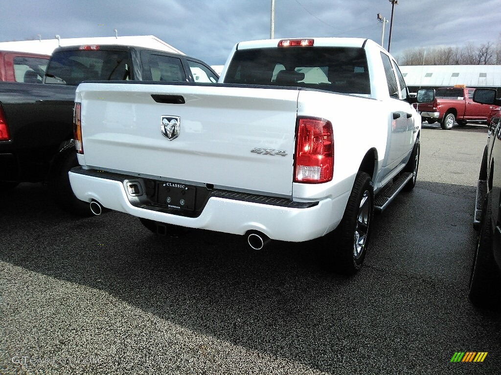 2018 1500 Express Crew Cab 4x4 - Bright White / Black/Diesel Gray photo #3