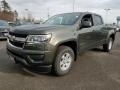 2018 Deepwood Green Metallic Chevrolet Colorado WT Crew Cab 4x4  photo #2