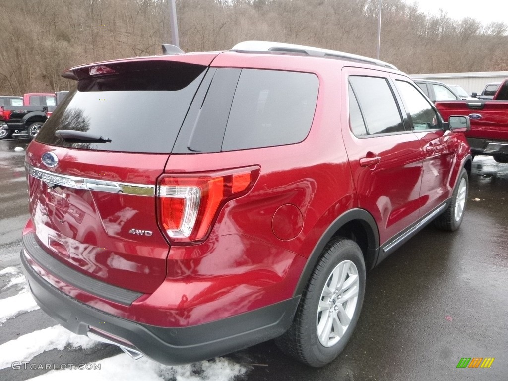 2018 Explorer XLT 4WD - Ruby Red / Ebony Black photo #2