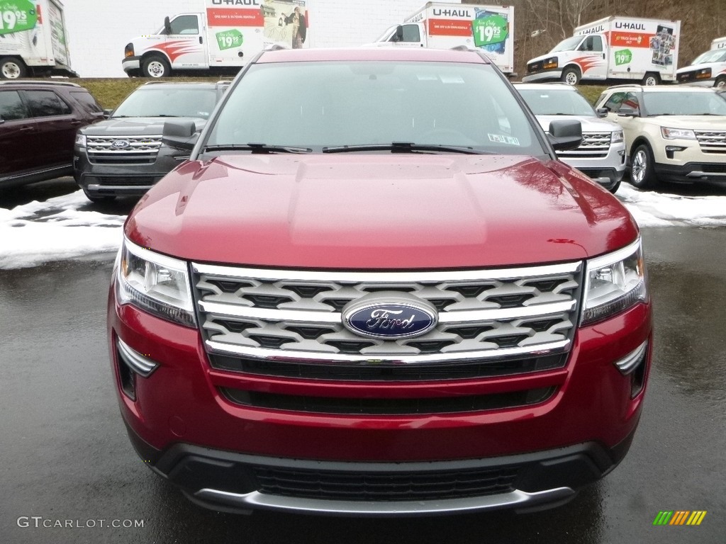 2018 Explorer XLT 4WD - Ruby Red / Ebony Black photo #4