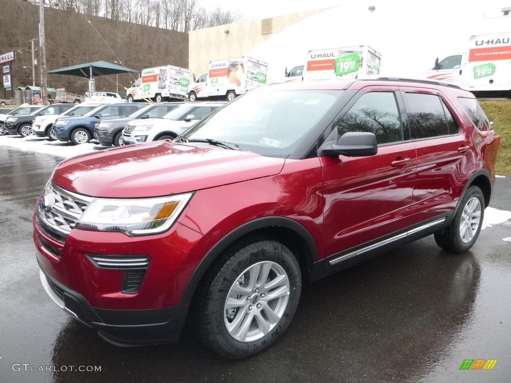 2018 Explorer XLT 4WD - Ruby Red / Ebony Black photo #5