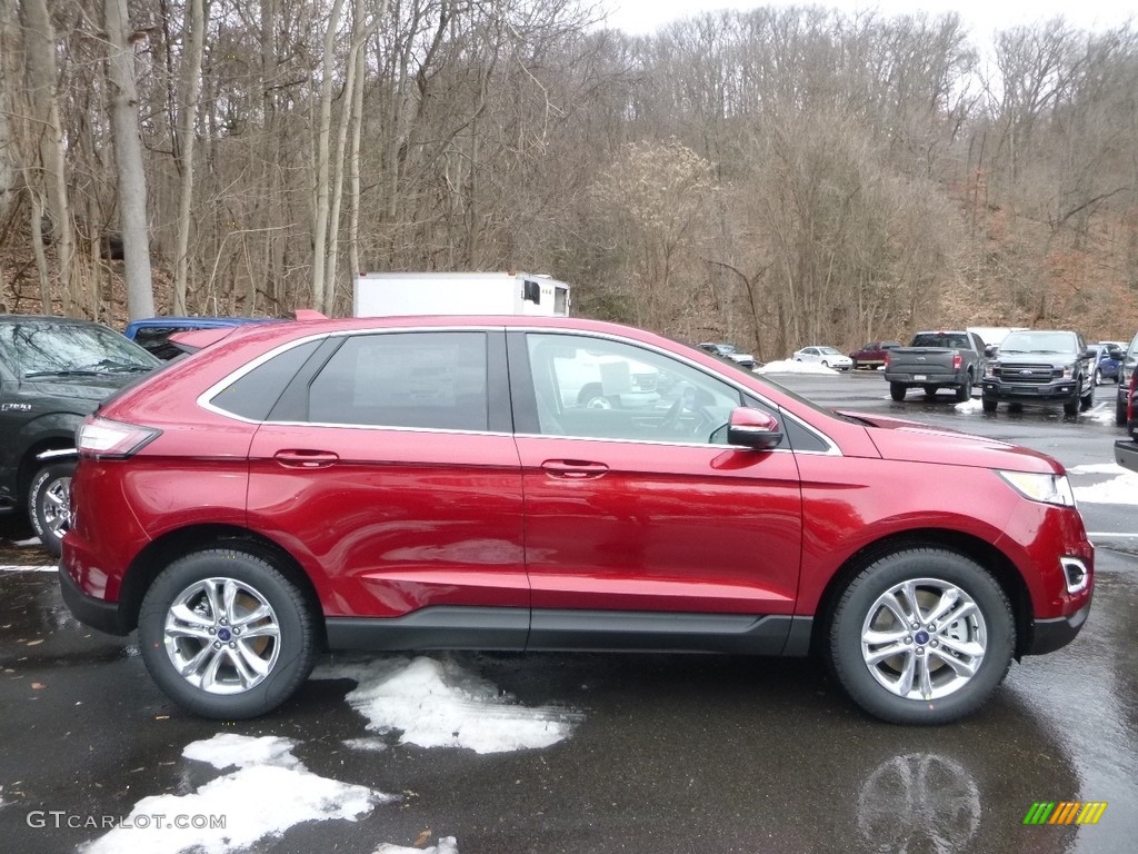 Ruby Red 2018 Ford Edge SEL AWD Exterior Photo #125003266