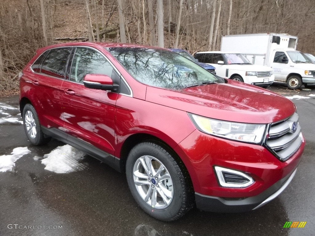 Ruby Red 2018 Ford Edge SEL AWD Exterior Photo #125003320