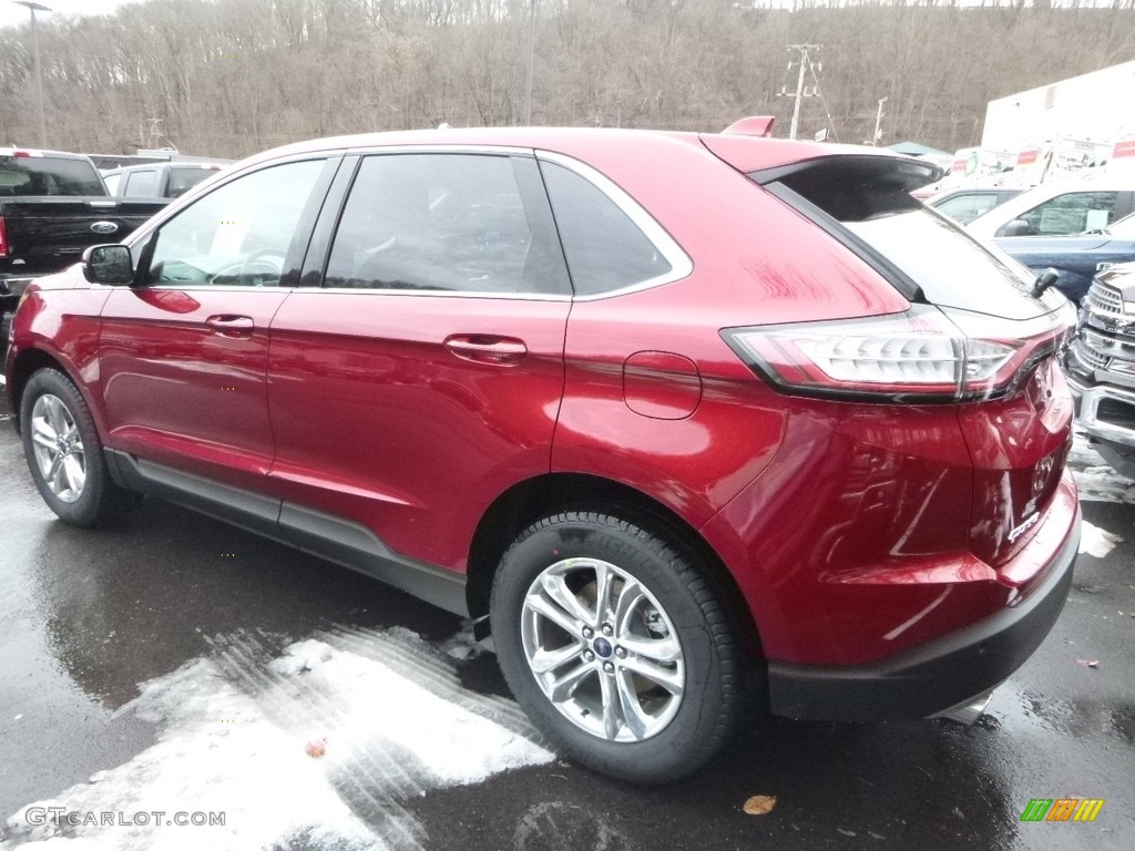 2018 Edge SEL AWD - Ruby Red / Ebony photo #6