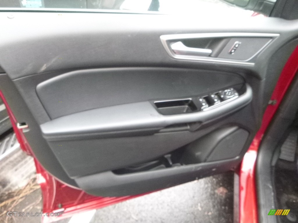 2018 Edge SEL AWD - Ruby Red / Ebony photo #10